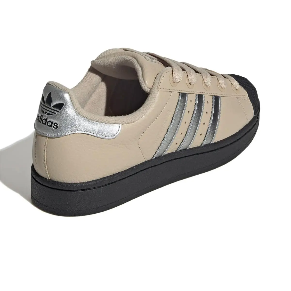 Adidas shoes - adidas Superstar - Superstar - JR4234 - Stone Khaki/Silver Metallic 5