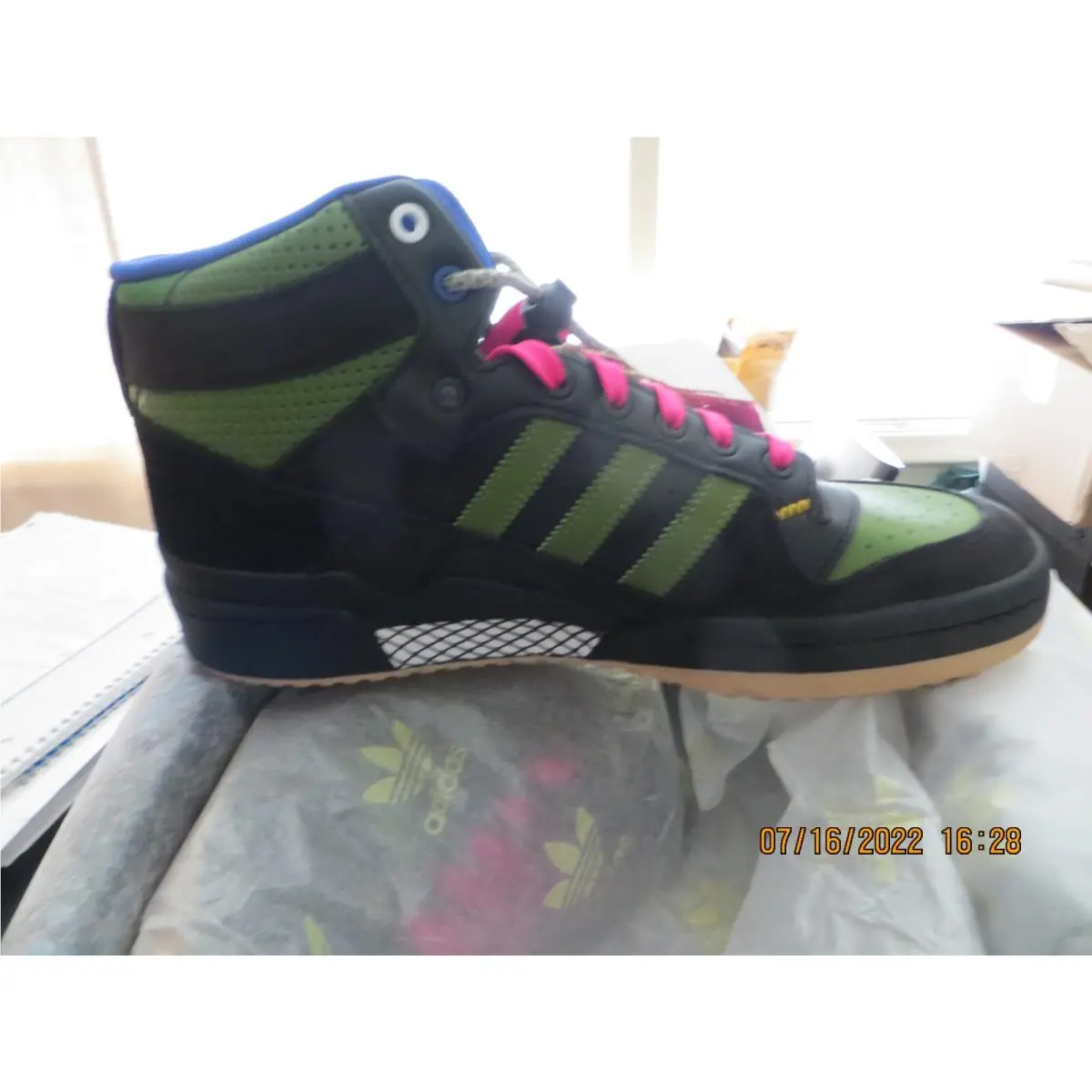 Adidas shoes - HEBRU BRANTLEY ADIDAS ORIGINALS FORUM MID RT - GZ4396 - Black 4