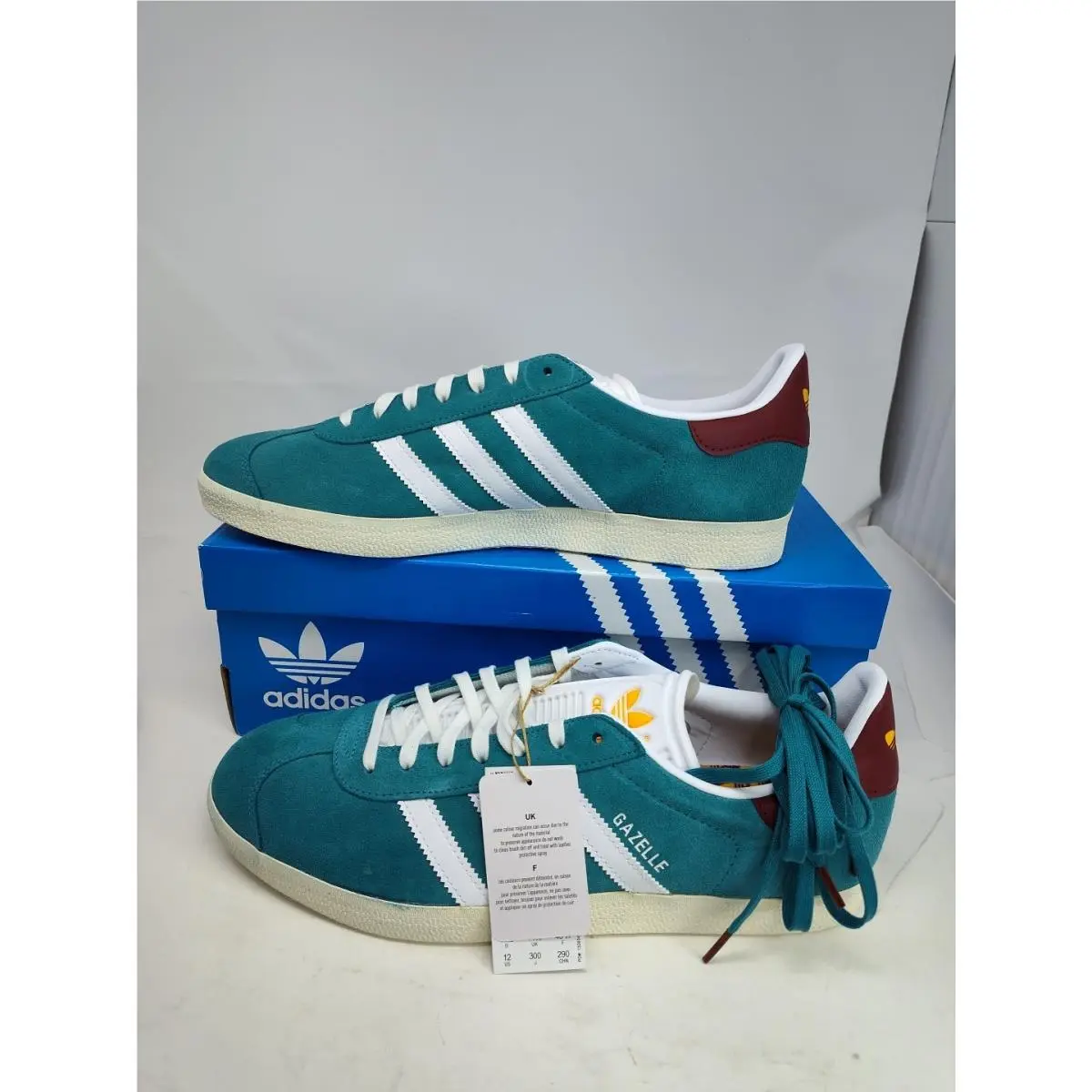 Adidas Gazelle Arctic Fusion Burgundy Men`s Size 12