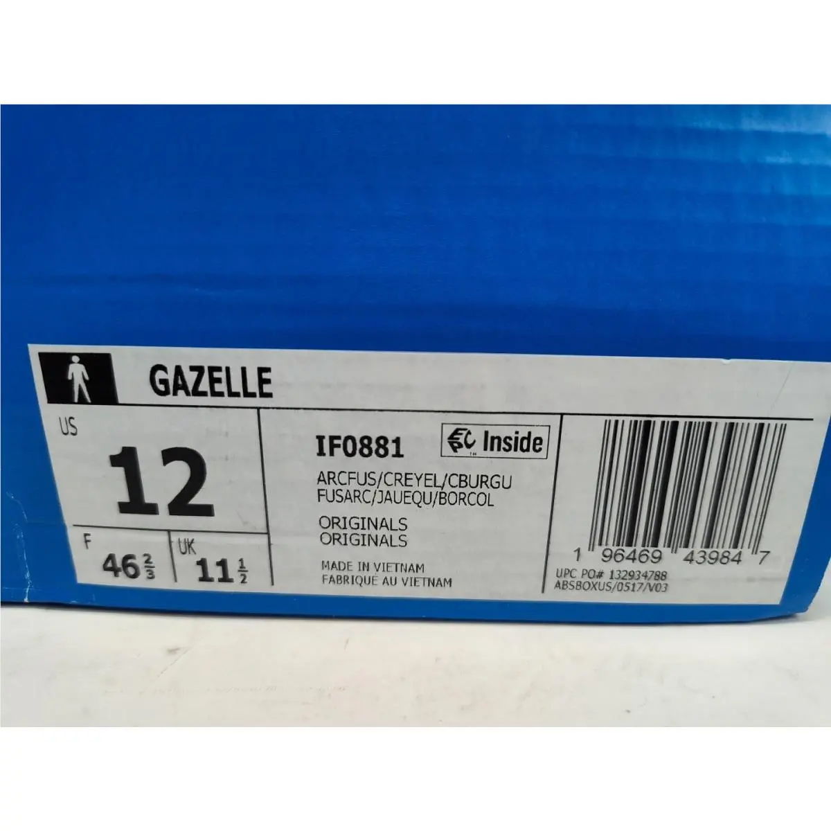 Adidas shoes - adidas Gazelle - Gazelle - IF0881 - Blue (UPC: 196469439847) 0