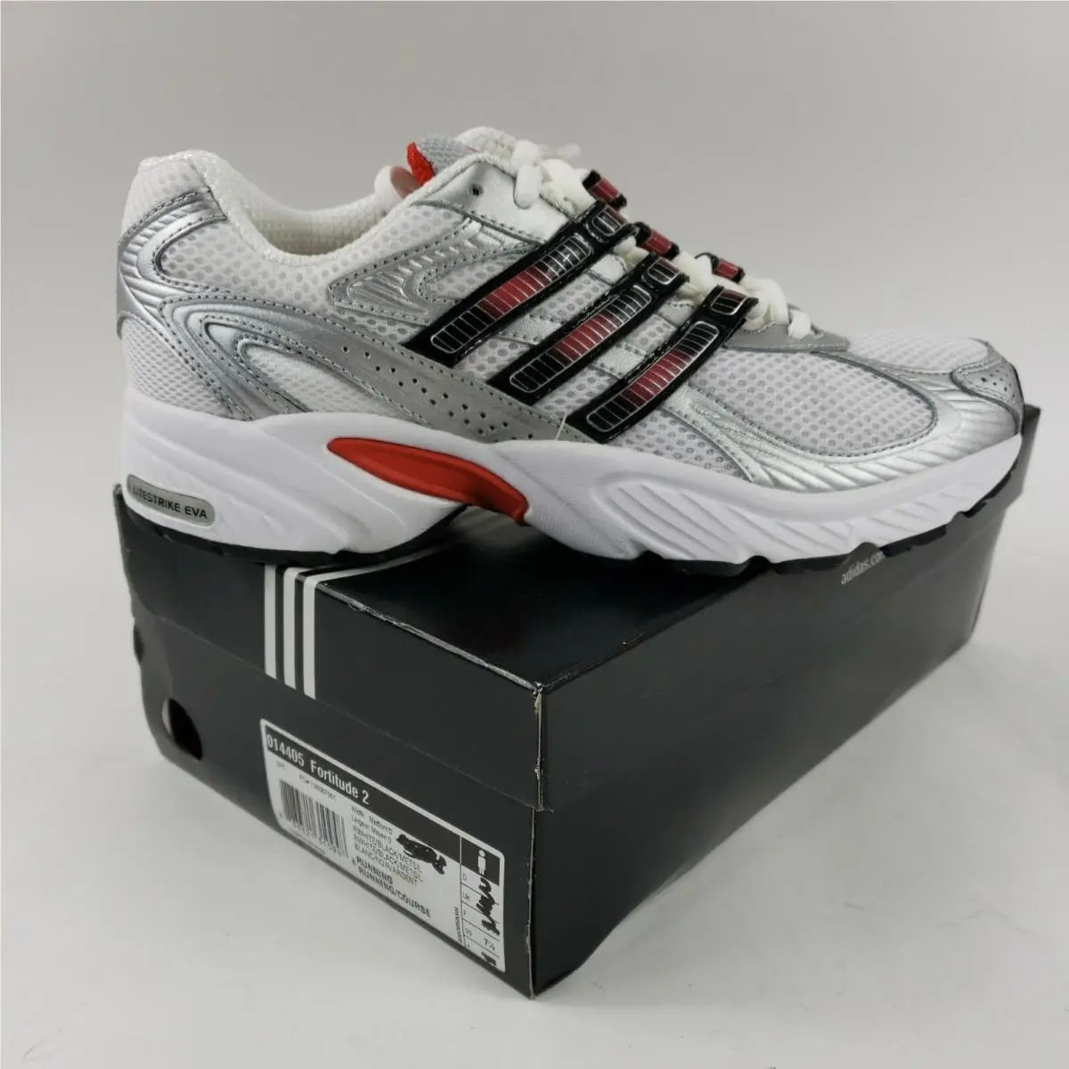 Adidas shoes - Adidas Fortitude 2 - Fortitude - 014405 - red/black/silver 0