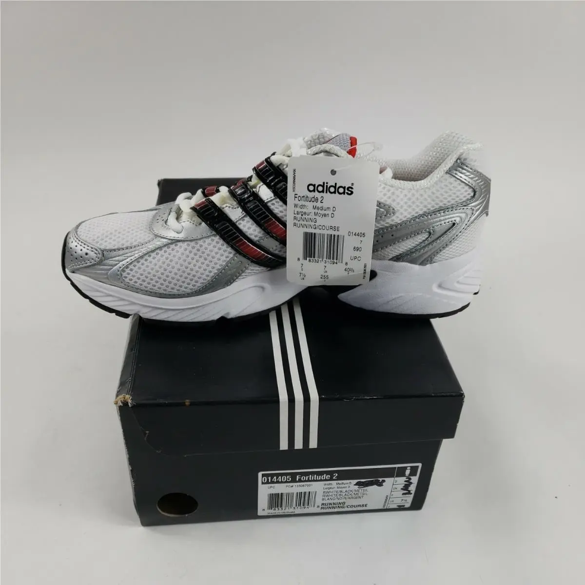 Adidas shoes - Adidas Fortitude 2 - Fortitude - 014405 - red/black/silver 3