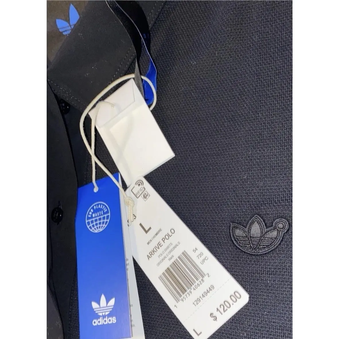 Adidas clothing - Adidas Arkive Polo - Arkive Polo - HD4803 - Black (UPC: 195739406282) 2