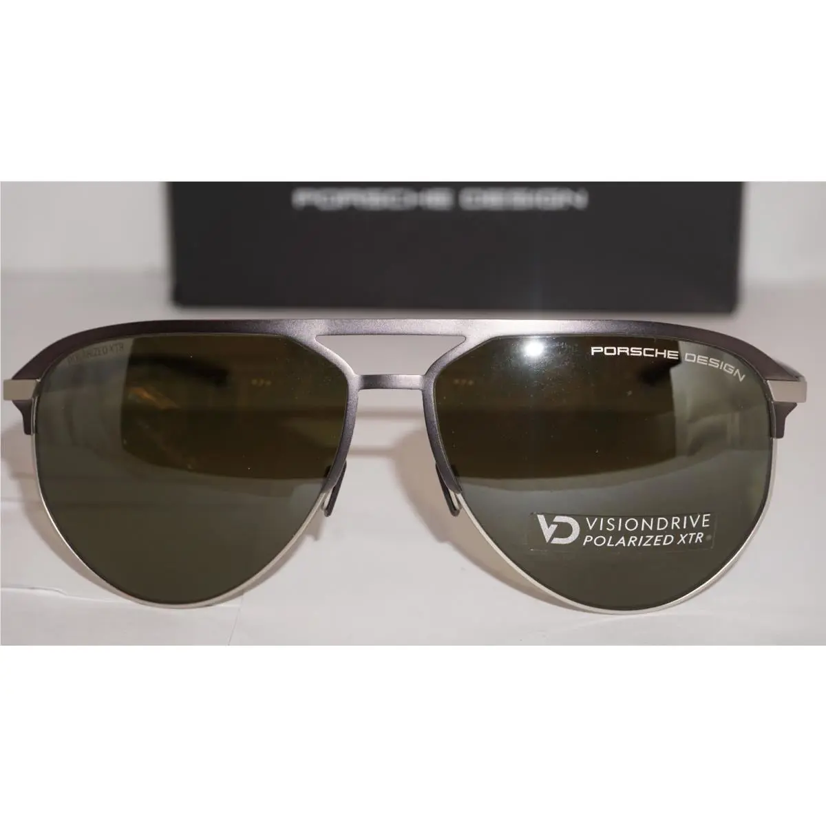 Chopard Porsche Design Sunglasses Aviator P8955 Titanium Grey 62 14 145