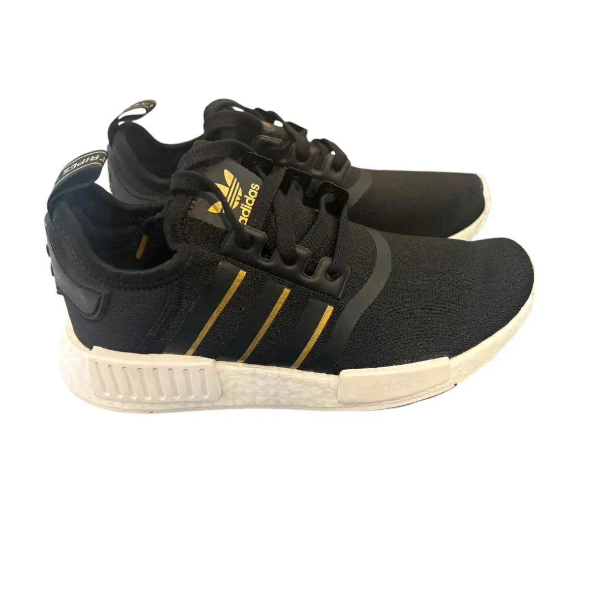 Adidas Originals Women`s NMD_R1 Running Sneaker Black/white FW6433 Size 7