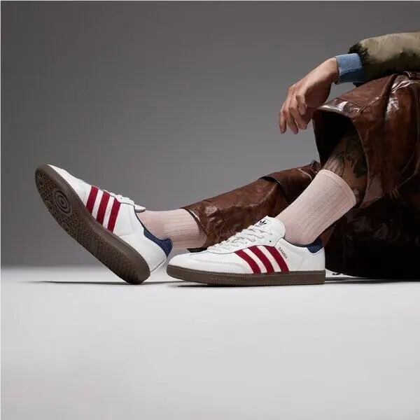 Adidas shoes - adidas Samba OG - Samba - White Victory Red Indigo - IH4881 9