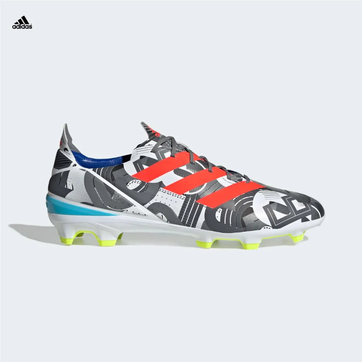 Adidas shoes - adidas Gamemode FG - Gamemode - GV6860 - Cloud White / Solar Red / Bright Cyan (UPC: 195743524958) 1