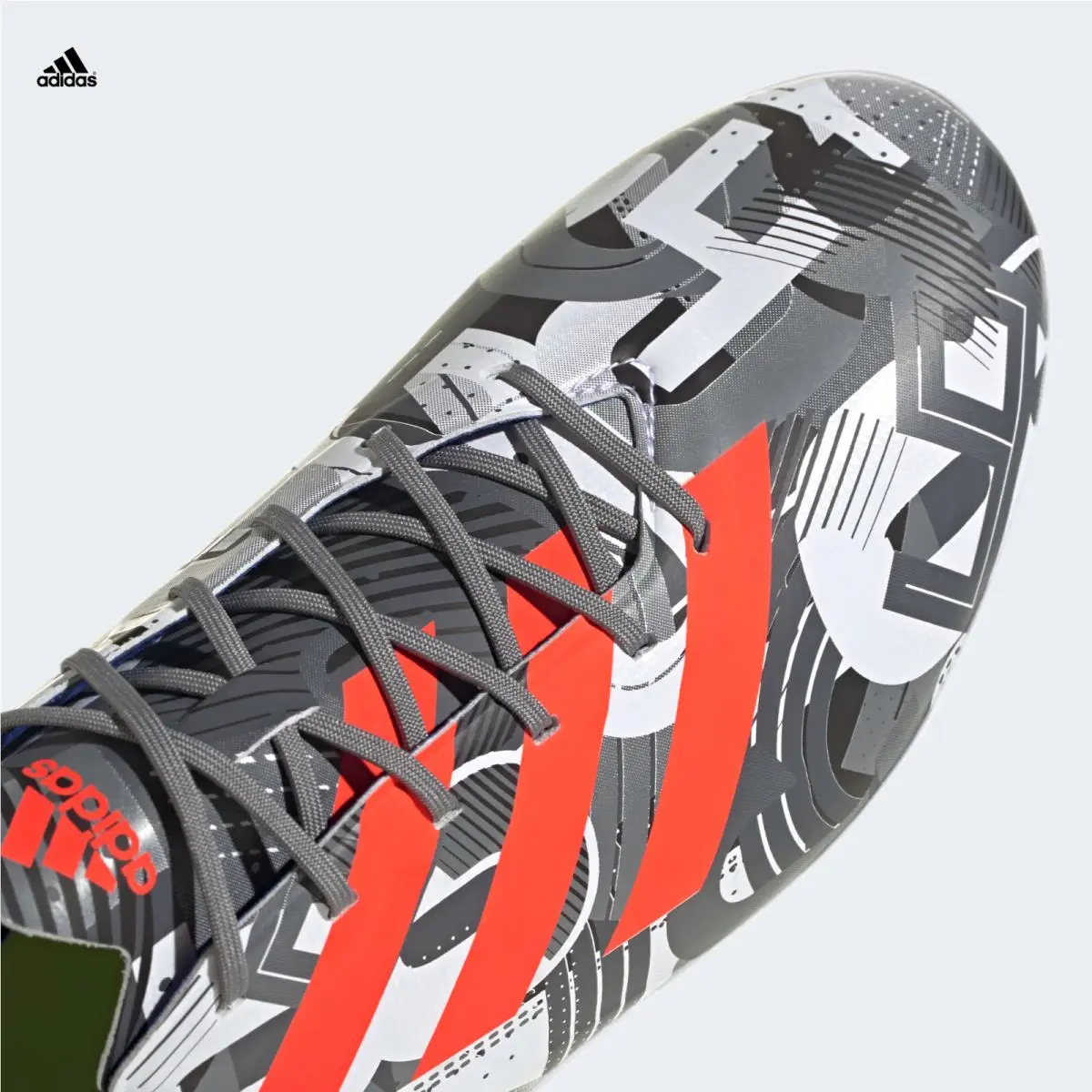 Adidas shoes - adidas Gamemode FG - Gamemode - GV6860 - Cloud White / Solar Red / Bright Cyan (UPC: 195743524958) 7