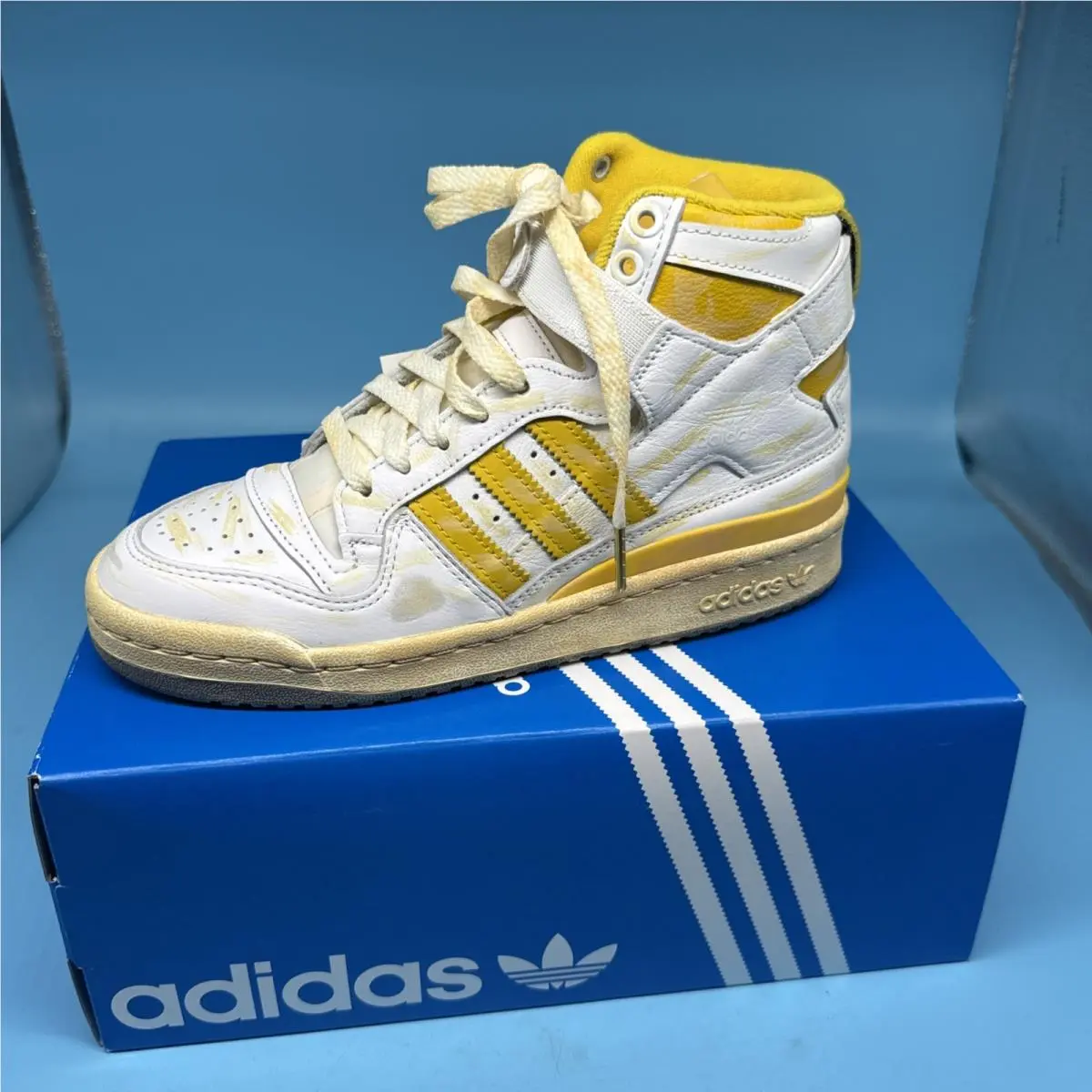 Forum 84 hi Aec Yellow Size GZ6468 Men’s Size 5 by Adidas