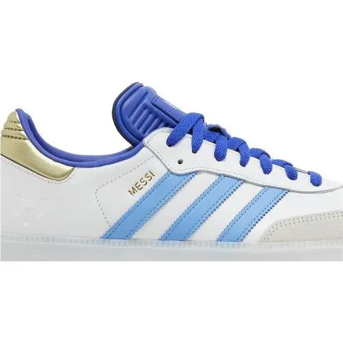 Adidas shoes - ADIDAS SAMBA MESSI - SAMBA MESSI - White/Lucid Blue/Blue Burst/Gold - ID3550 3