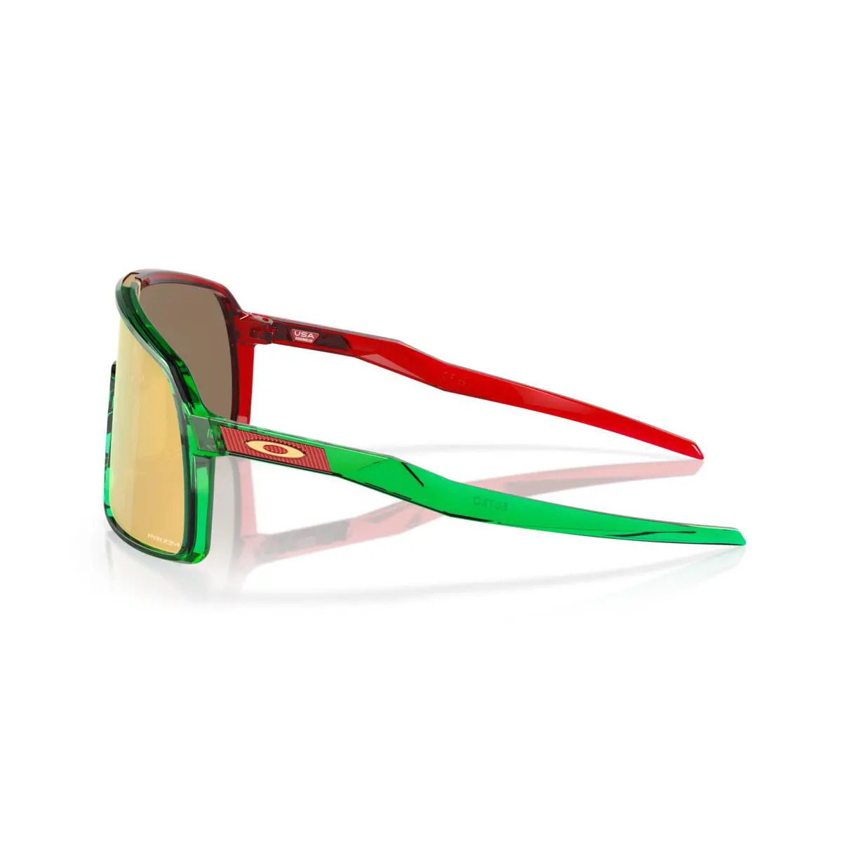 Sutro Xmas Fade Frame Prizm 24K Lens Limited Red Green 24k Gold by Oakley