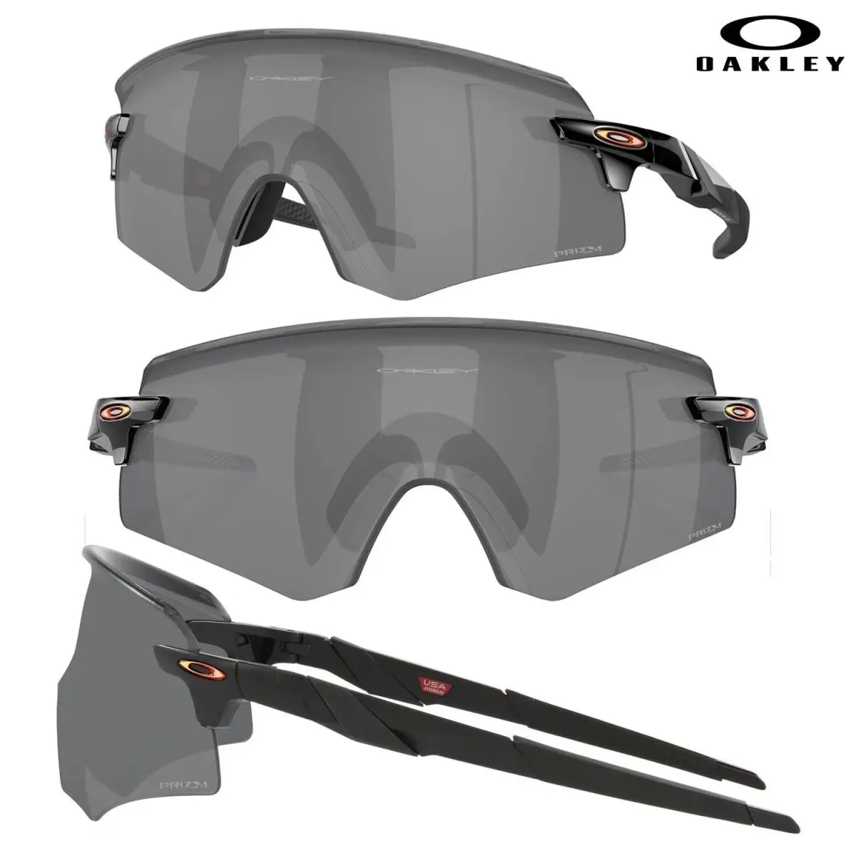 Encoder Strike Vented Sunglasses- Black Transition Balsam/prizm Black by Oakley