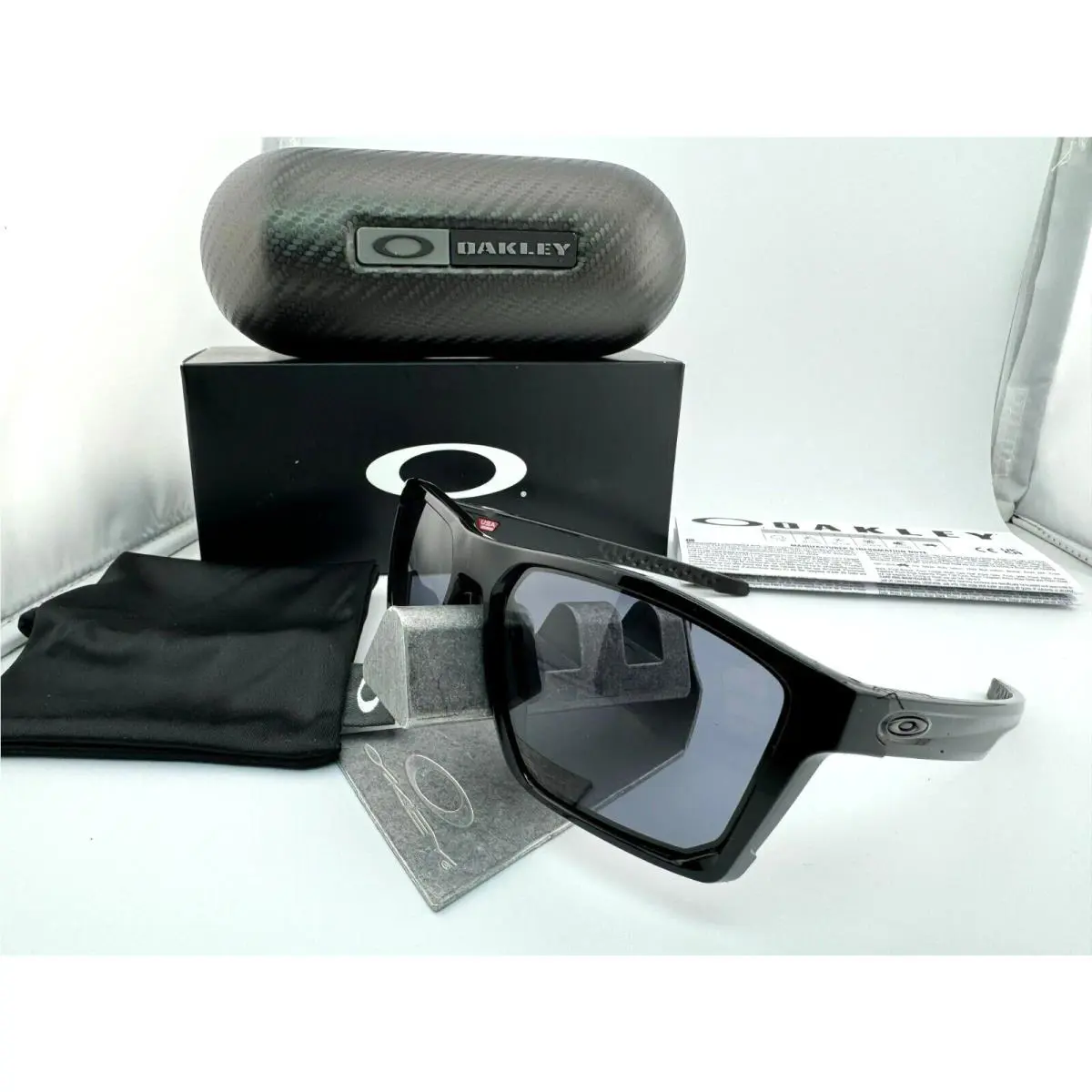 Targetline Polished Black W/ Grey Sunglasses OO9397-01 by Oakley