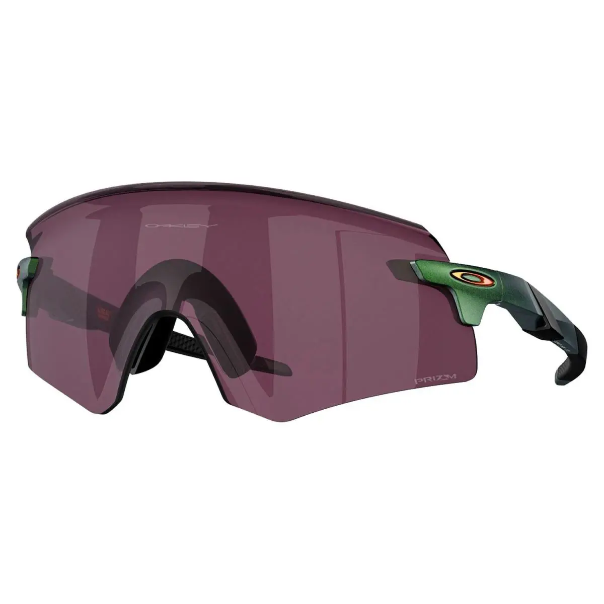 Oakley Encoder Ascend Sunglasses- Spectrum Gamma Green/prizm Road Black - Frame: Black, Lens: Black