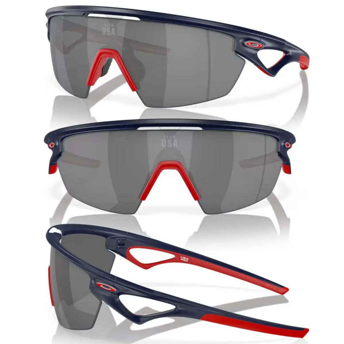 Oakley Sphaera Team Usa Sunglasses- Matte Navy/prizm Golf MSRP:$251 - Frame: Black