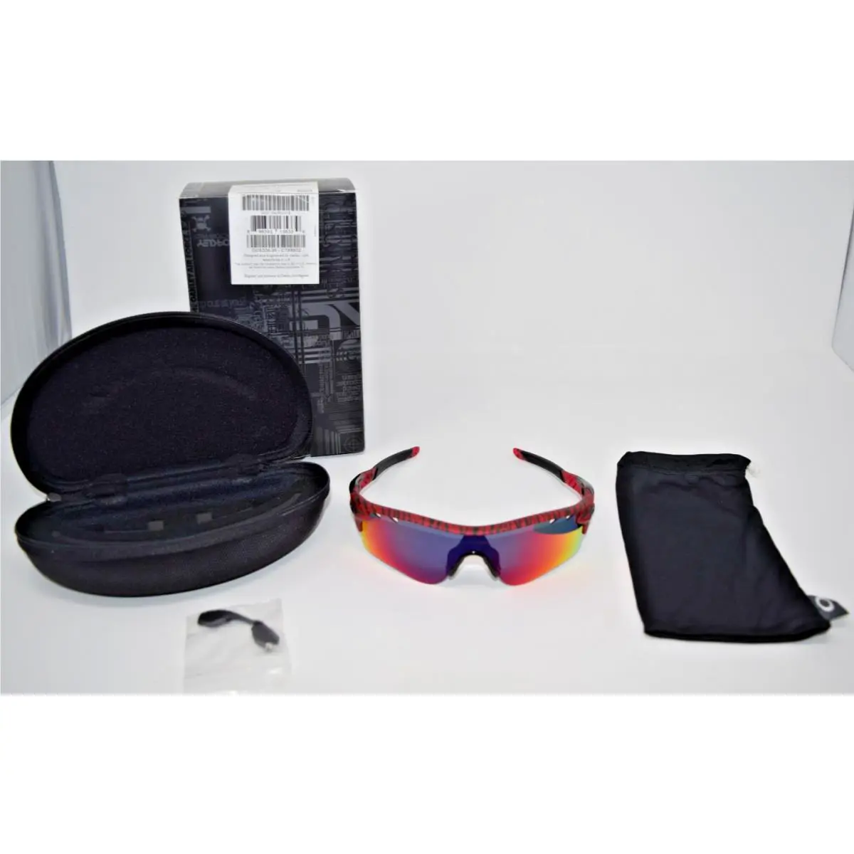 Oakley Radarlock AF Urban Jungle Red with + Red Iridium Lens OO9206-35