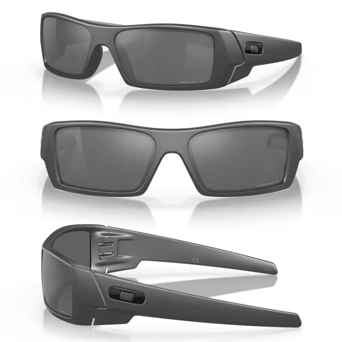 Oakley Gascan Polarized Sunglasses- Steel/prizm Black MSRP:$201.00 - Frame: Black