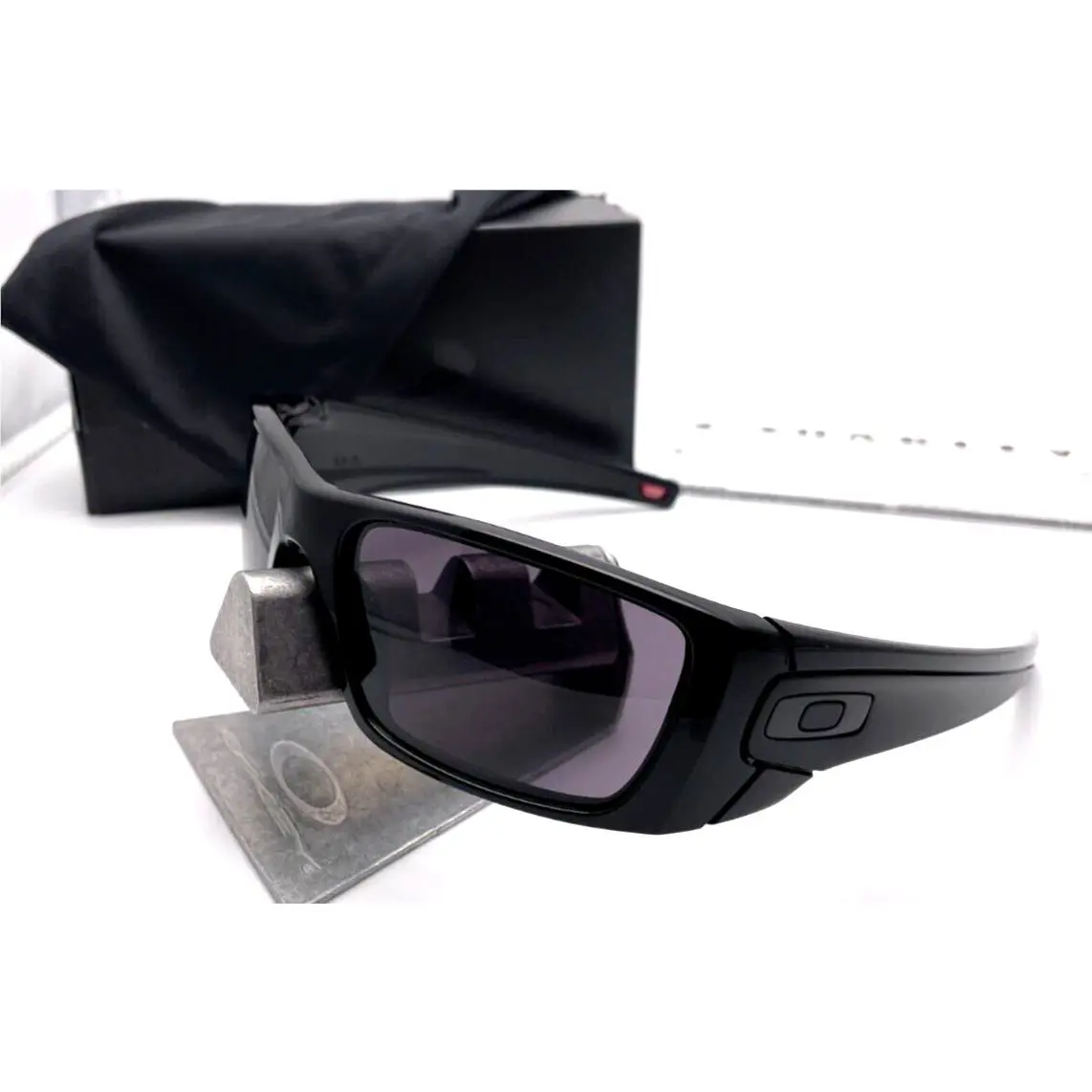 Fuel Cell Polished Black W/ Warm Grey Sunglasses OO9096-01 by Oakley