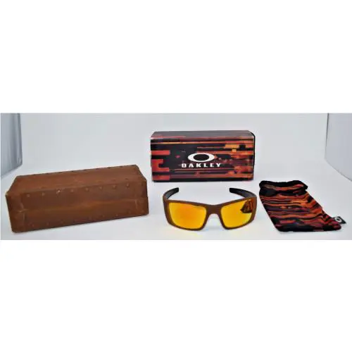 Oakley Fuel Cell Rust Decay with Fire Iridium Polarized Lens OO9096-97