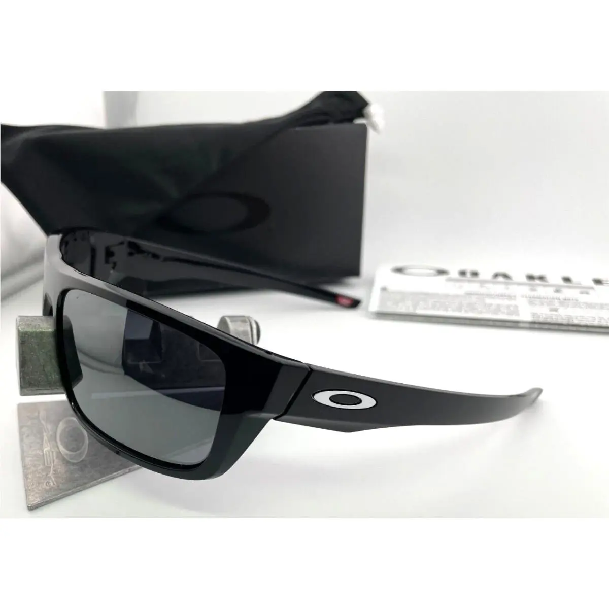 Drop Point Polished Black with Black Iridium Sunglasses OO9367-02 by Oakley