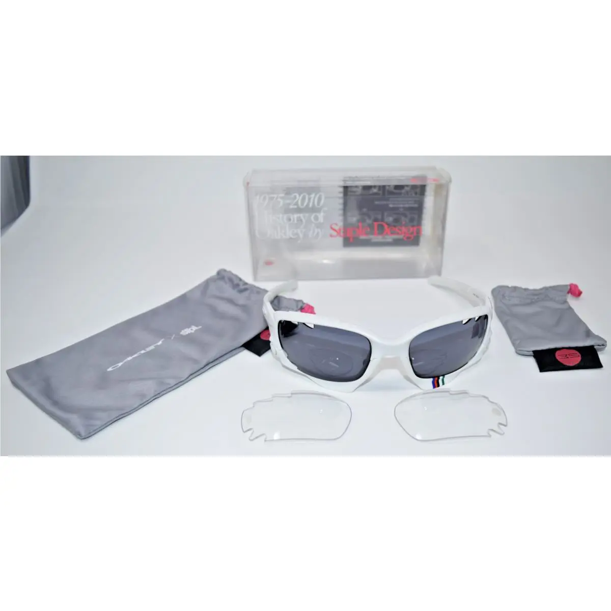 Oakley Jawbone Matte White with Grey Lens / Clear Lens 24-220 Stpl