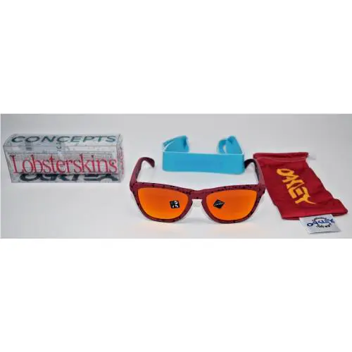 Oakley Frogskins Red Lobster with Prizm Ruby OO9013-K955 Concepts