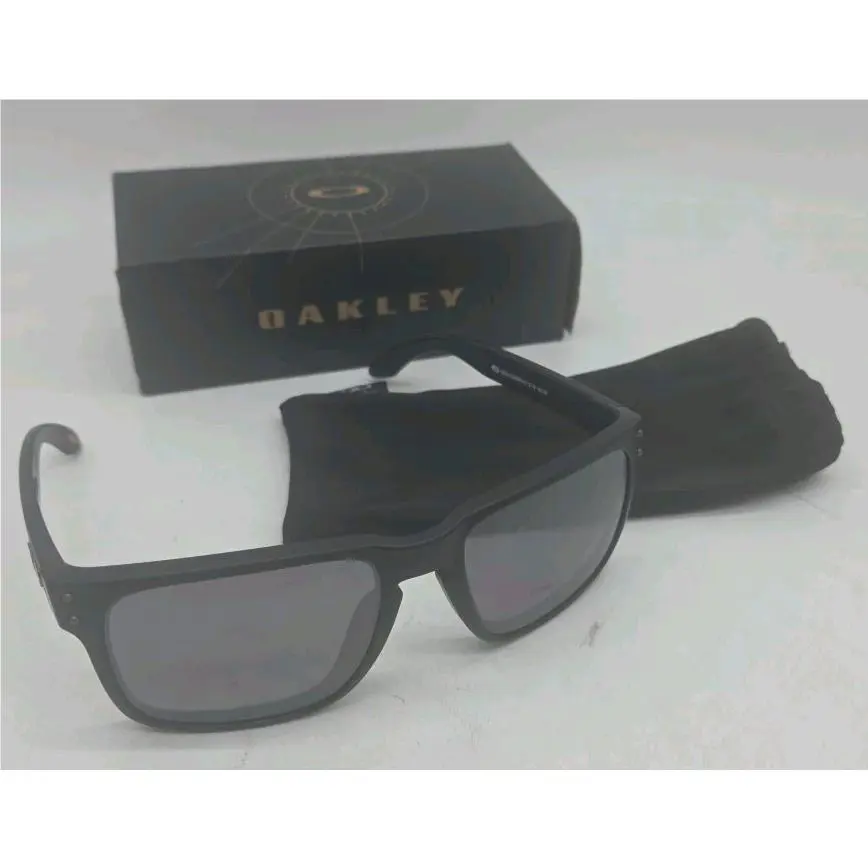 O9102 910262 Holbrook Matte Black Rubber Coated Sunglasses by Oakley