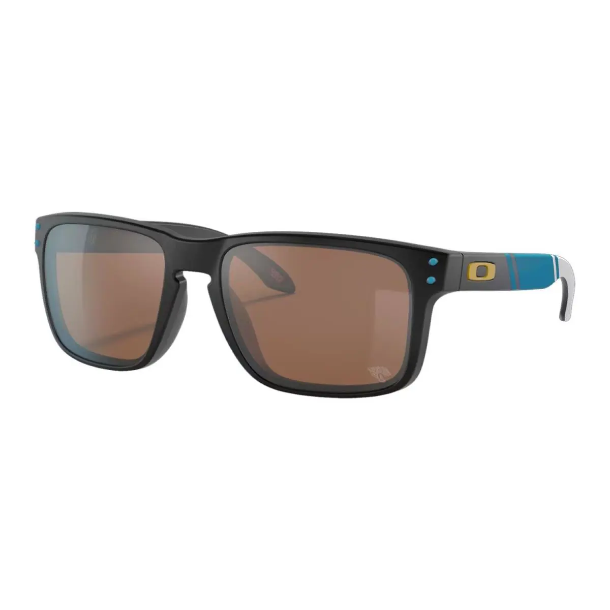 Oakley Holbrook Jacksonville Jaguars 2021 Sunglasses- Matte Black/prizm Tungsten - Frame: Black, Lens: Black