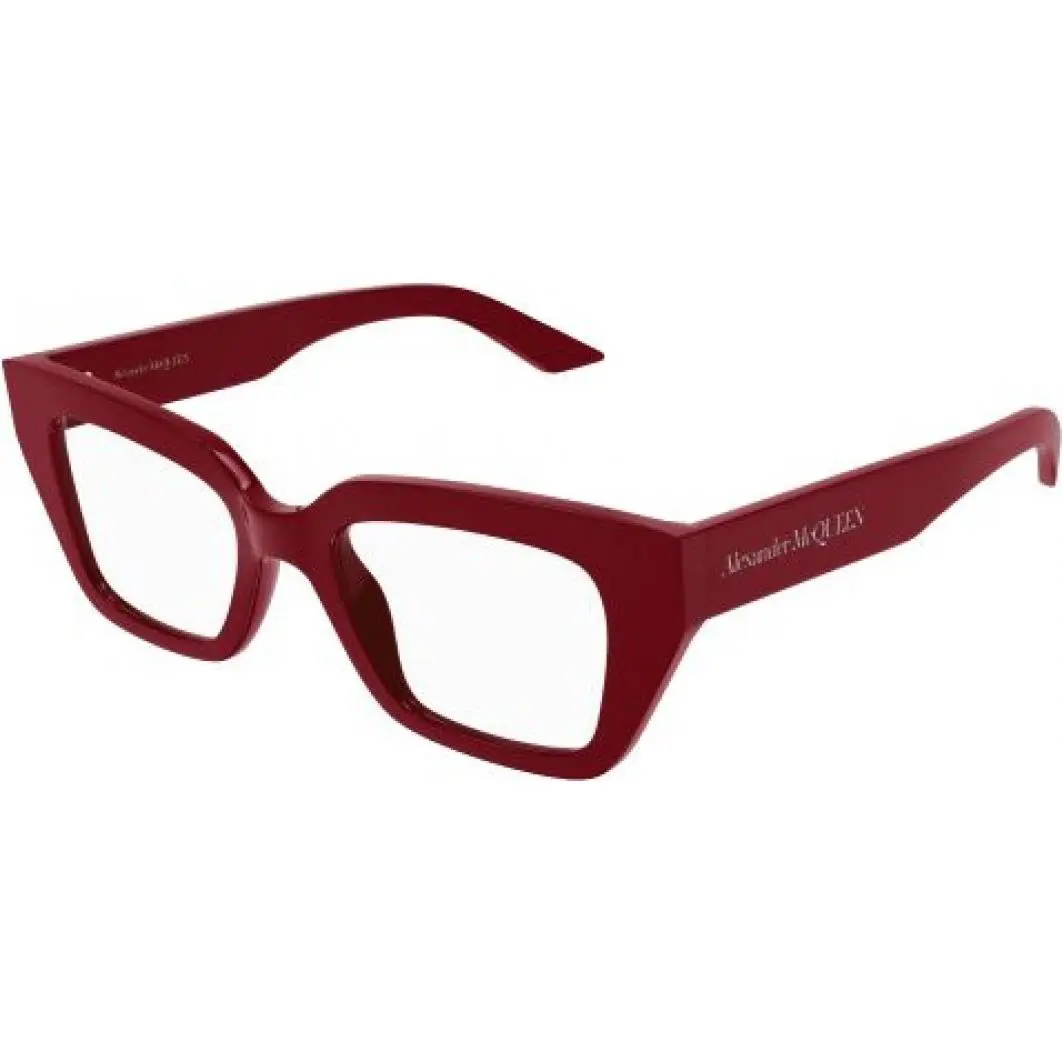 Alexander Mcqueen AM 0453O Eyeglasses 003 Red by Alexander McQueen