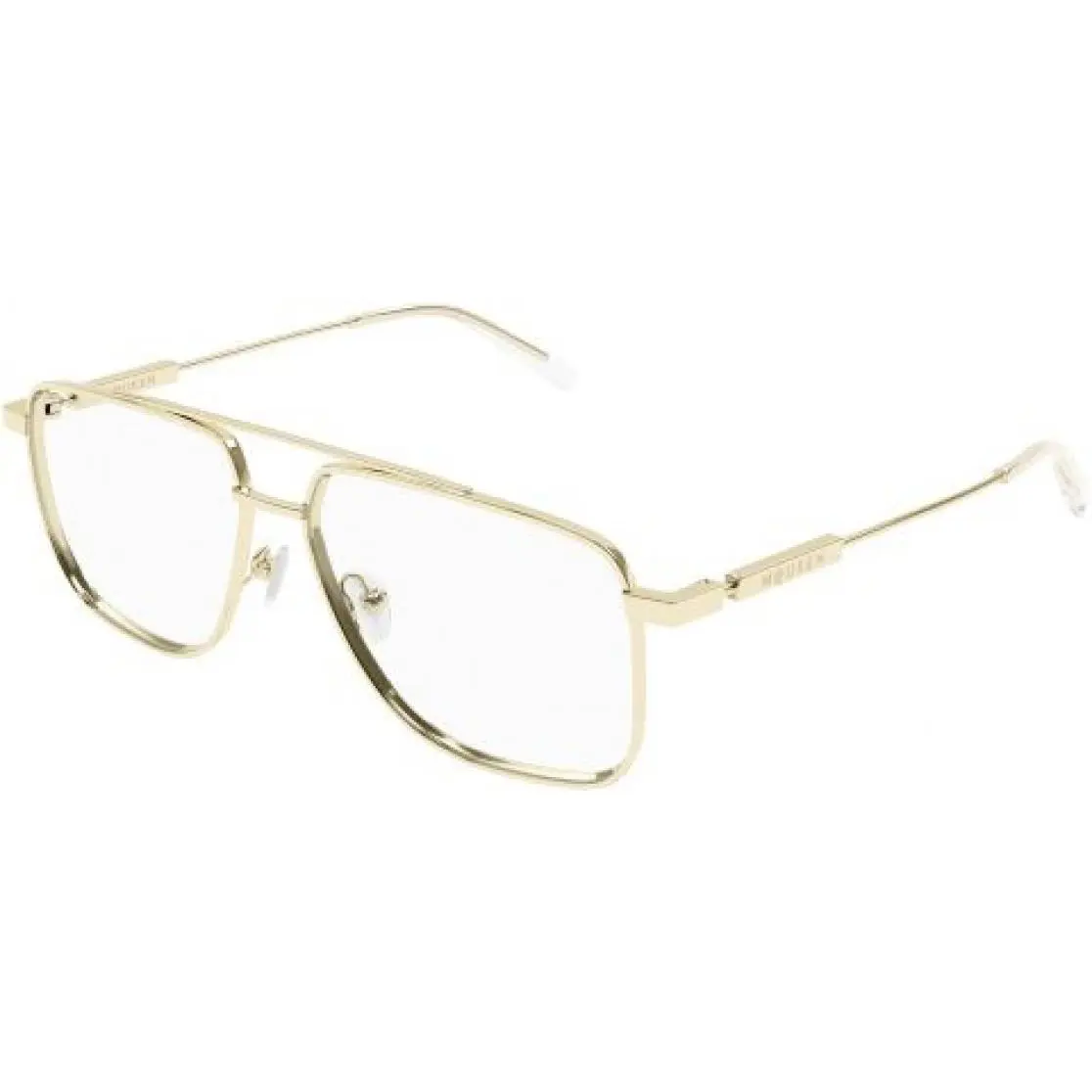 Alexander Mcqueen AM0480O Eyeglasses 002 Gold by Alexander McQueen