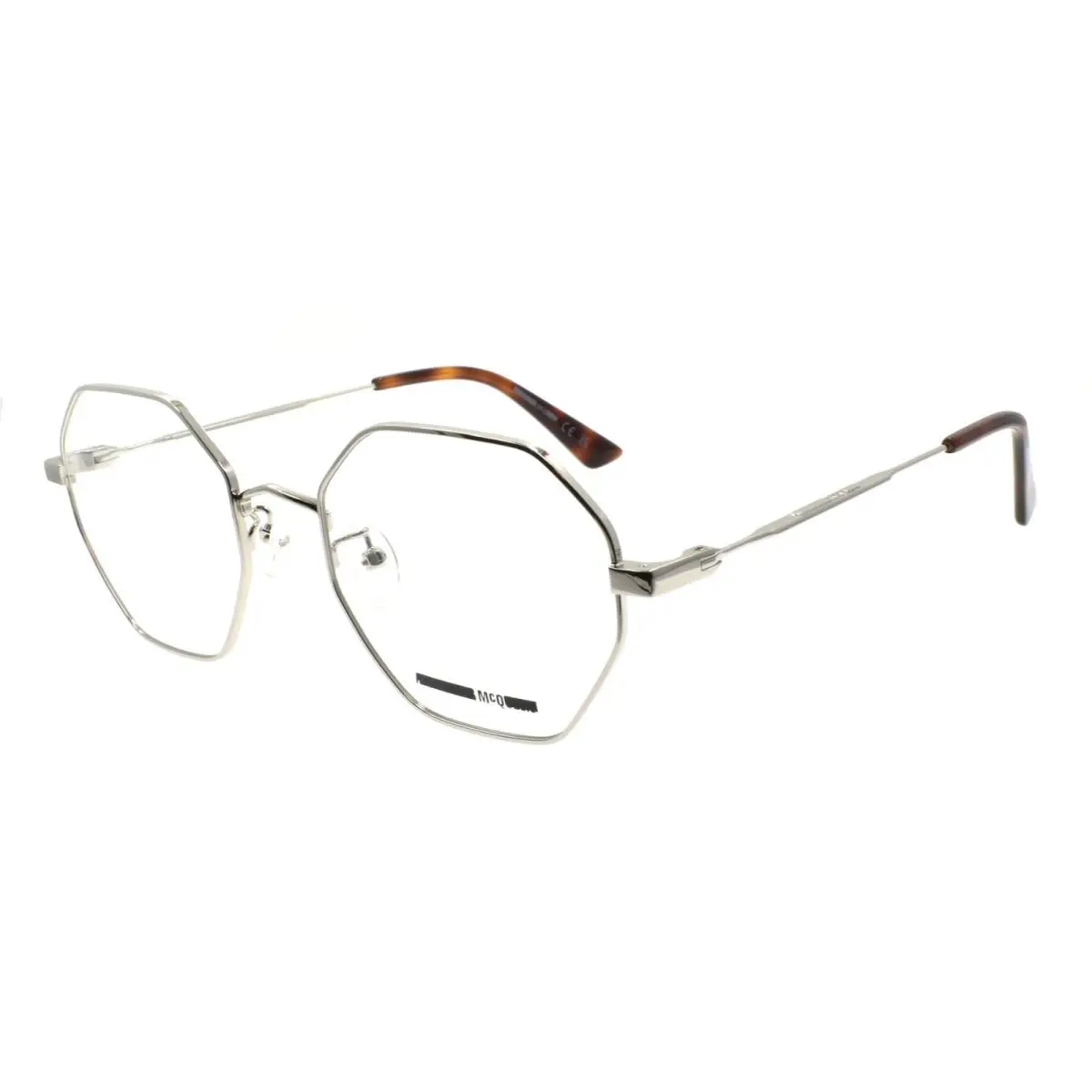 Mcq Alexander Mcqueen MQ0230OA 003 Eyeglasses Frames 54-21-145 Silver by Alexander McQueen