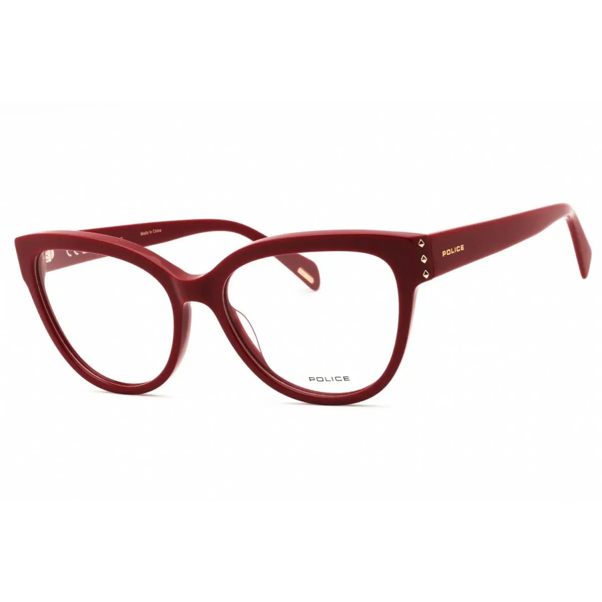 Police VPLM05 0U17 Eyeglasses Red Frame 54mm