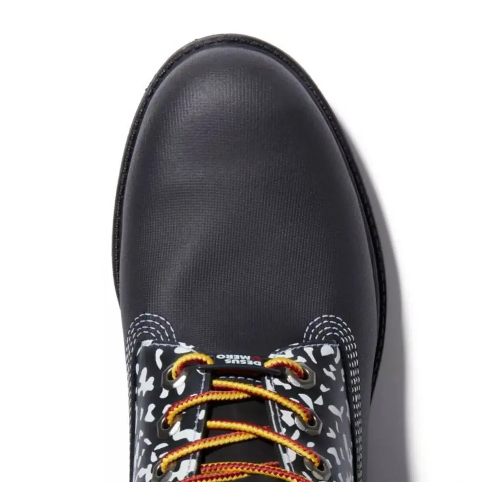 Timberland shoes - TIMBERLAND MEN`S DESUS & MERO X 6-INCH BOOTS - Black Full-Grain/White 3