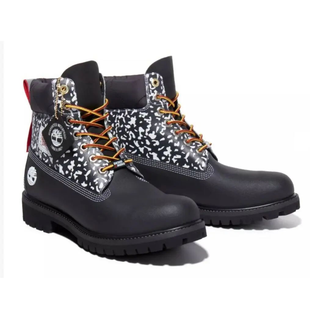 Timberland shoes - TIMBERLAND MEN`S DESUS & MERO X 6-INCH BOOTS - Black Full-Grain/White 0