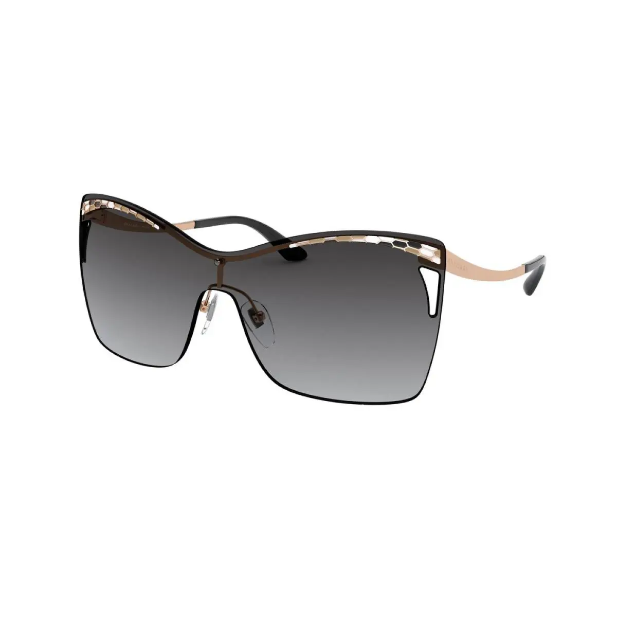 Bvlgari Women`s Butterfly 40mm Gradient Sunglasses Rose Gold BV6138-20148G