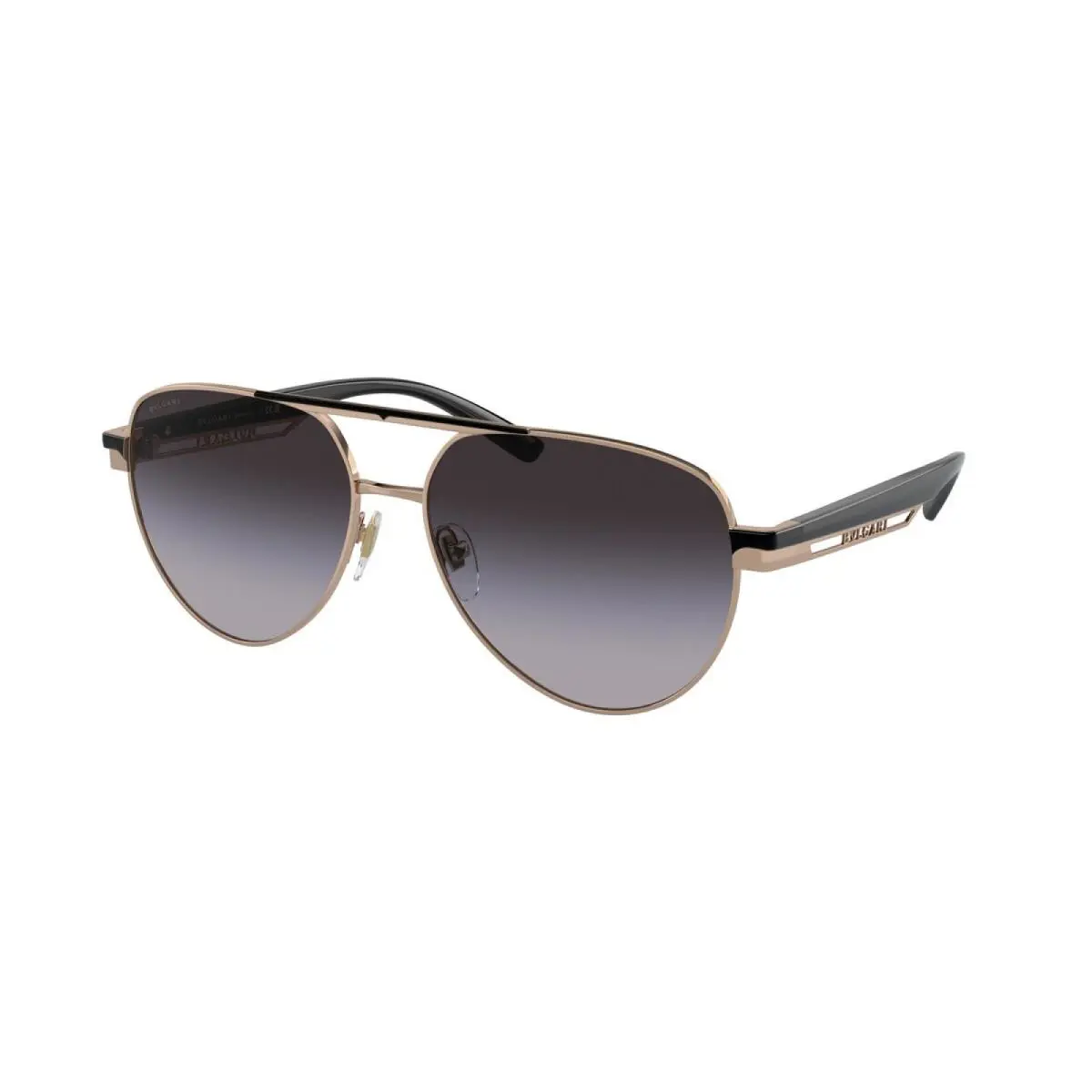 Bvlgari Women`s Pilot 58mm Gradient Sunglasses Rose Gold BV6189-20148G
