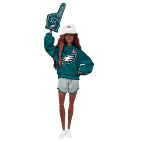 2025 Barbie Signature Nfl Super Bowl JKG63 Philadelphia Eagles AA Doll Football