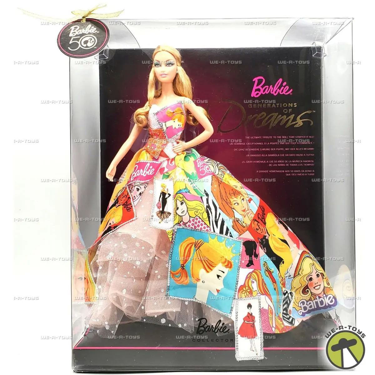 Barbie Collector Generations of Dreams Multilingual Box Doll 2008 Mattel R7232