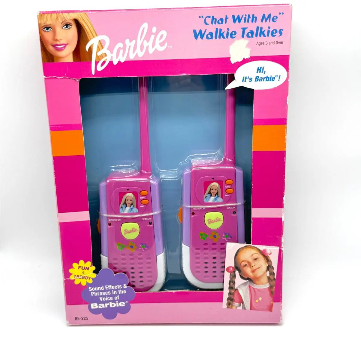 Vintage Barbie Chat with Me Walkie Talkies 90s Iob Mattel 1999 Rare