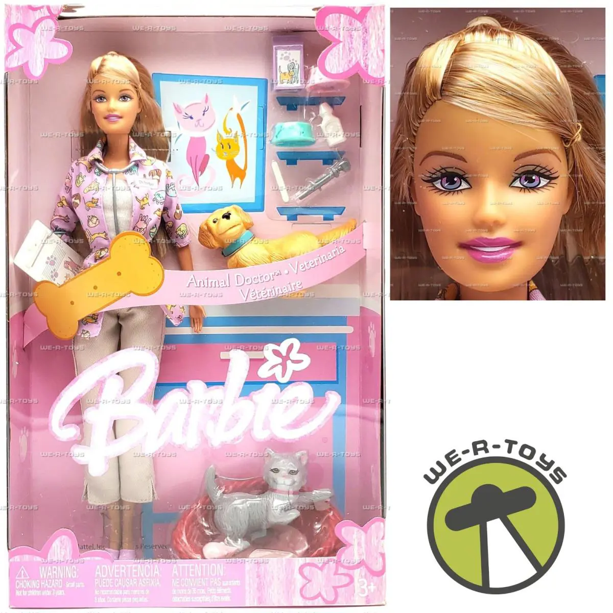 Barbie Pet Doctor Doll Accessories Mattel 2005 J0471