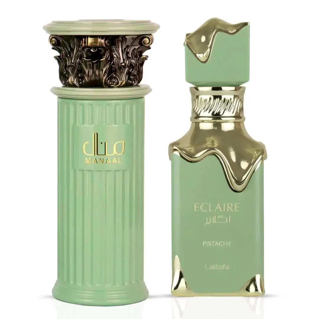 Manaal by Ard Al Zaafaran Eclaire Pistache by Lattafa Edp 100ml Bundle