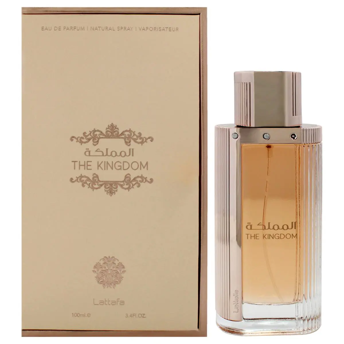 2 Pack The Kingdom by Lattafa For Women - 3.4 oz Edp Spray