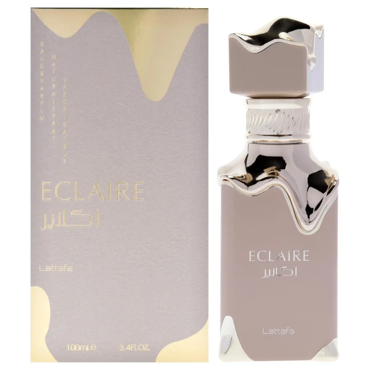 2 Pack Eclaire by Lattafa For Unisex - 3.4 oz Edp Spray