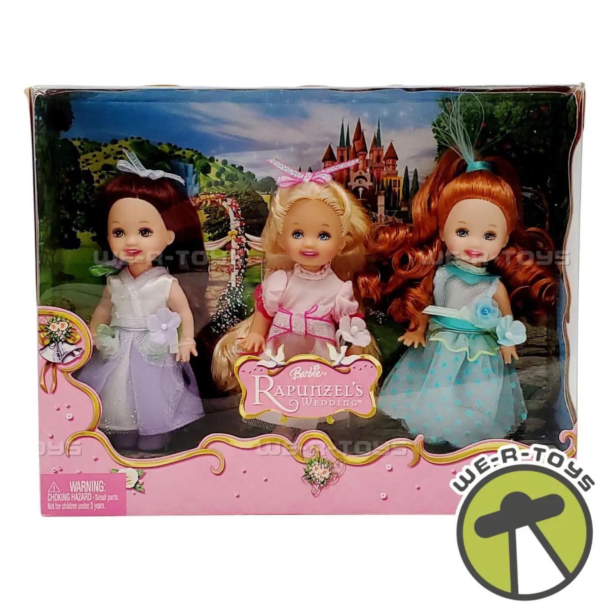 Barbie Rapunzel`s Wedding Kelly Flower Girls Doll Set 2005 Mattel J9003