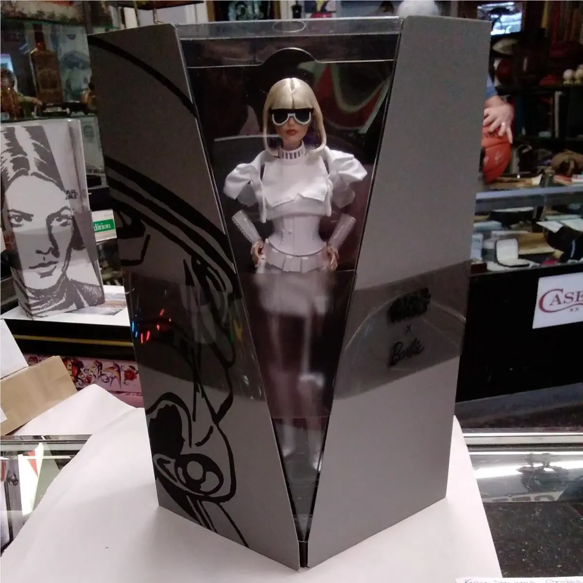 Mattel 2019 Star Wars Storm Trooper Barbie Doll Gold Label