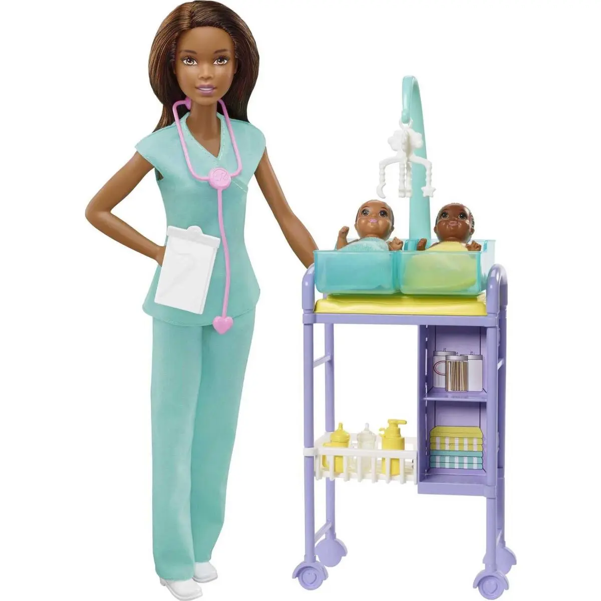 Barbie Careers Playset Baby Doctor Set with Ages 3 and Up Multicolor