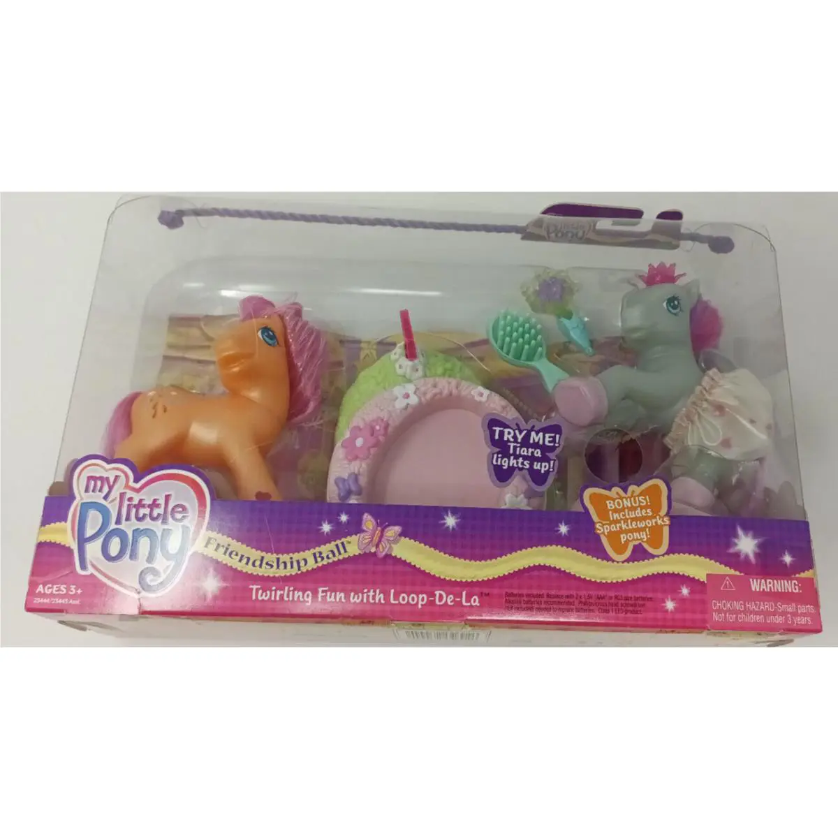 2004 My Little Pony Mlp Friendship Ball Twirling Fun Loop de La Bonus Hasbro Mib