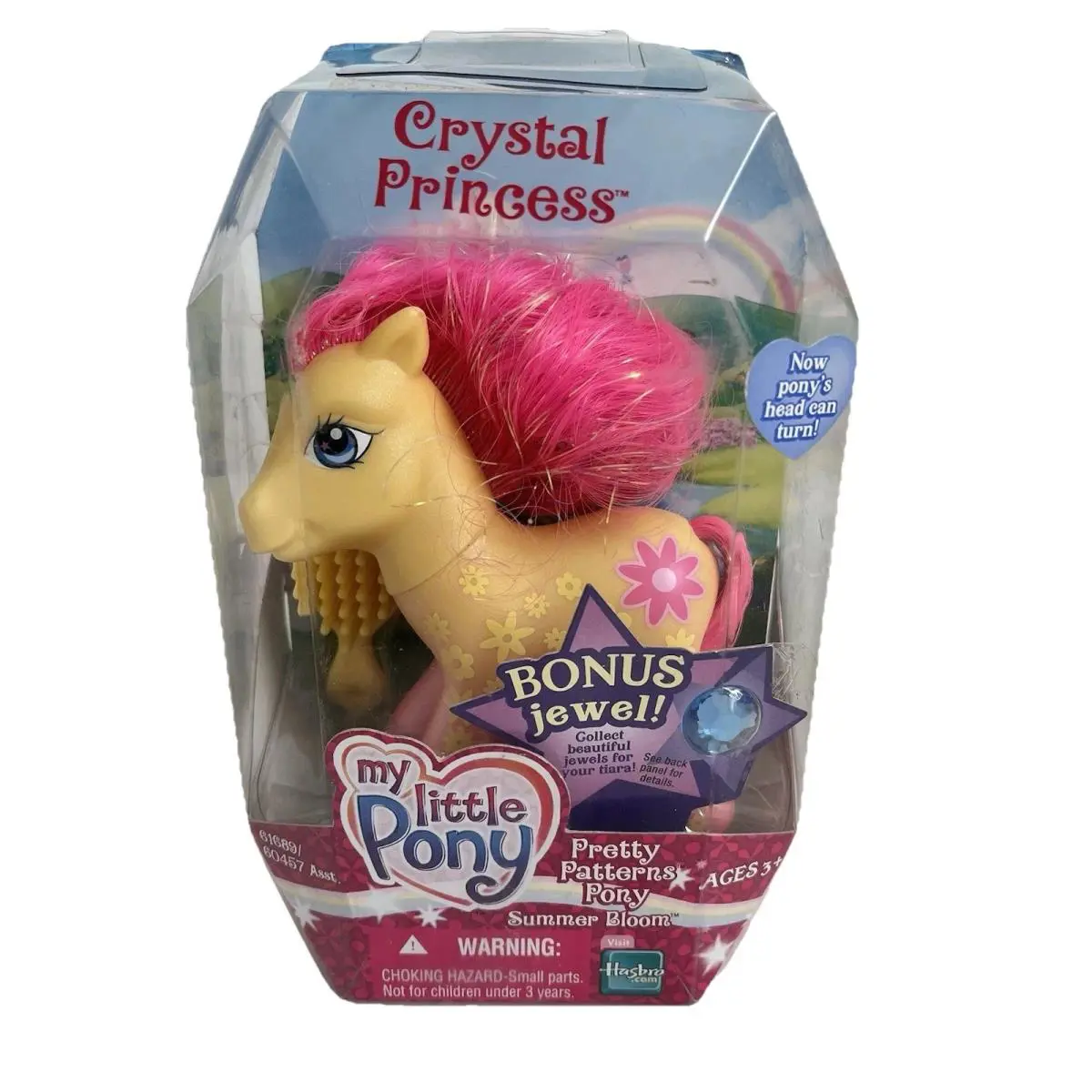 My Little Pony G3 Crystal Princess Pretty Pony Party Summer Bloom Bonus Jewel