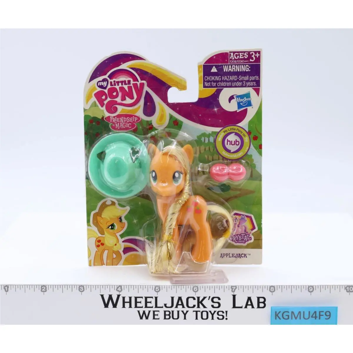Crystal Empire Applejack Cowboy Hat My Little Pony Mlp 2012 Hasbro