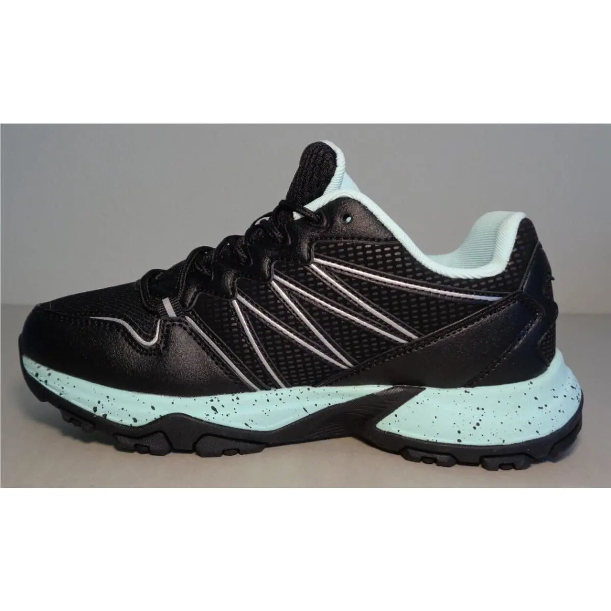 Fila shoes - Black/Black/Fila Aqua (UPC: 196447239223) 9